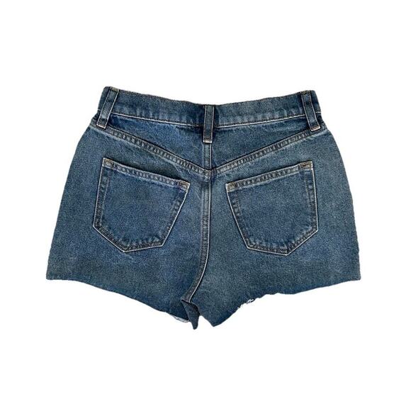 Victoria Secret PINK Women’s Denim Jean Shorts Cutoff 25” Waist Medium Wash - Picture 6 of 7